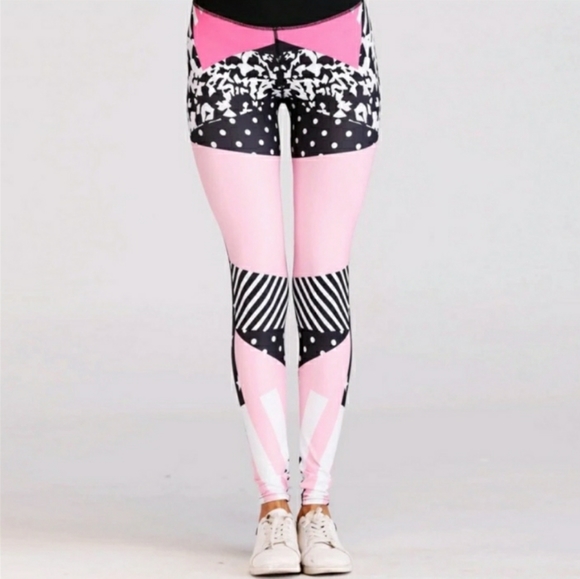 Pink & Black Legging - Picture 5 of 8